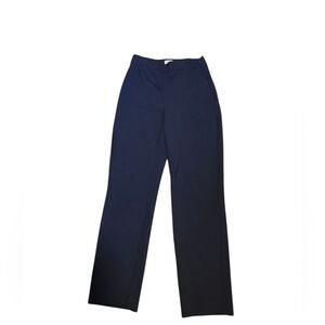 Aritzia Babaton Cropped Navy Dress Pants Size 2 EUC Side Zip Close